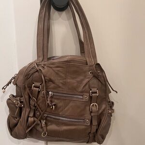 NWOT Junior Drake Brown Satchel